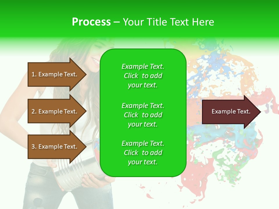 Can Woman Color PowerPoint Template