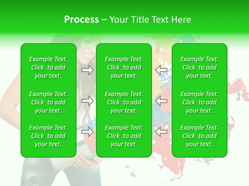Can Woman Color PowerPoint Template