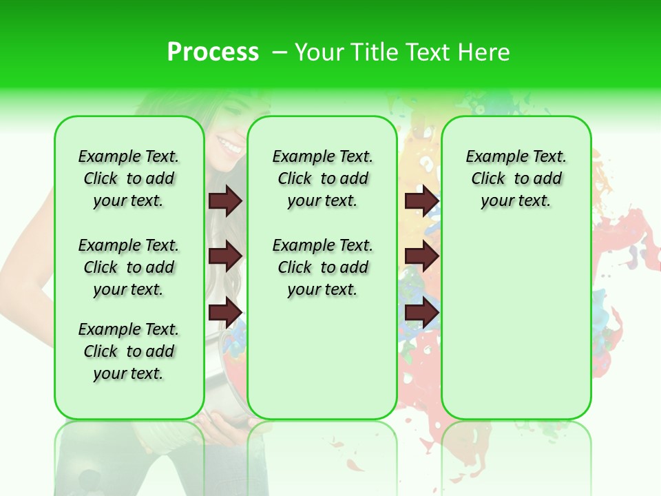 Can Woman Color PowerPoint Template