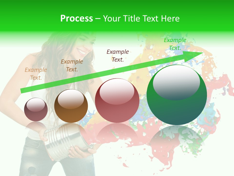 Can Woman Color PowerPoint Template