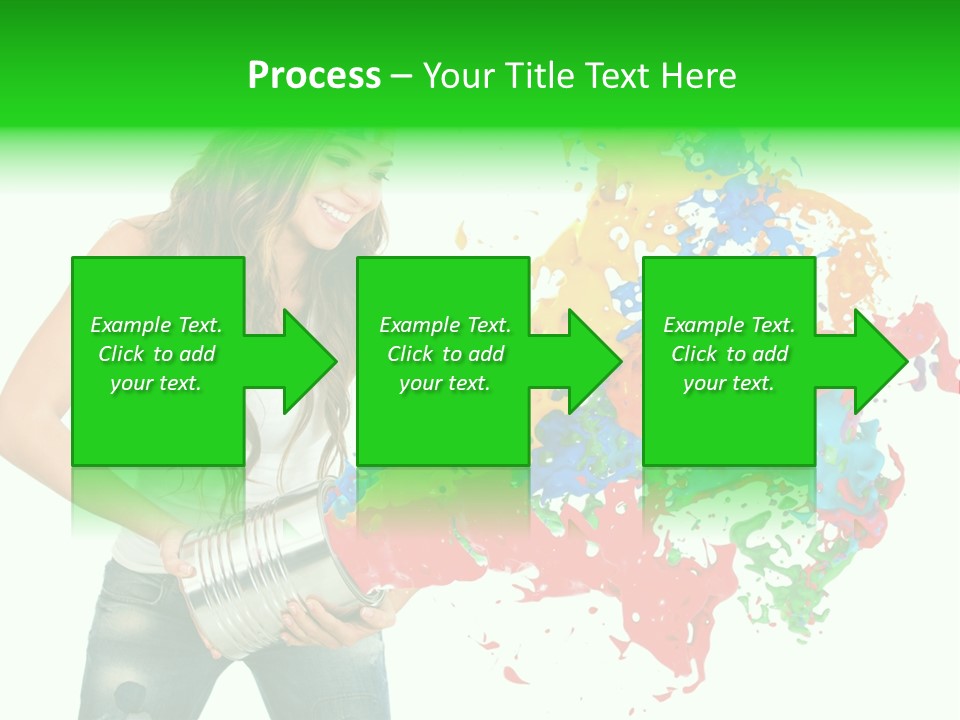 Can Woman Color PowerPoint Template
