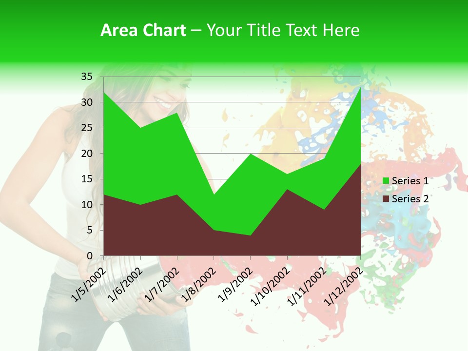 Can Woman Color PowerPoint Template