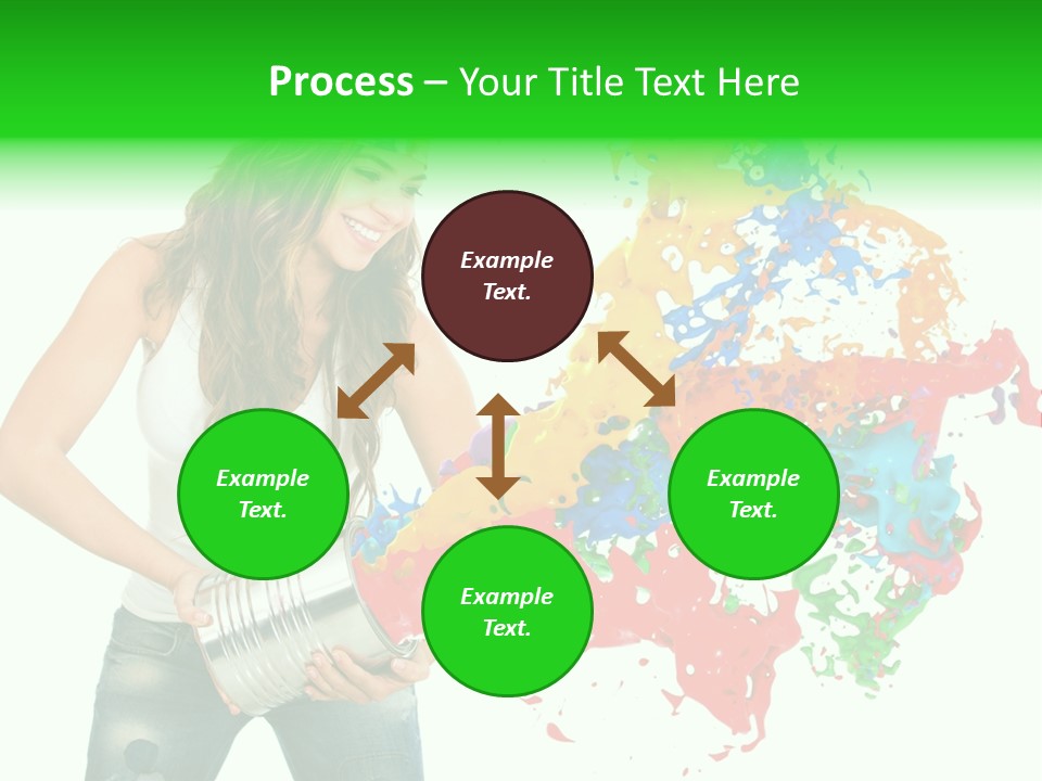 Can Woman Color PowerPoint Template