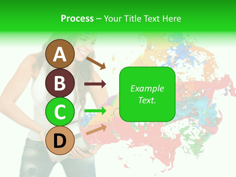 Can Woman Color PowerPoint Template