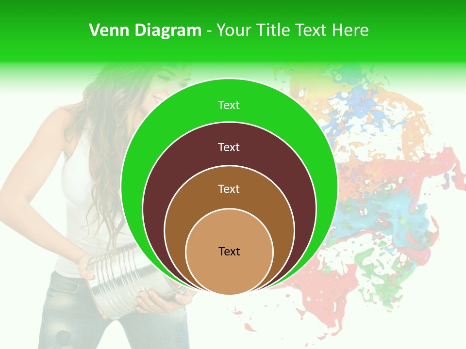 Can Woman Color PowerPoint Template