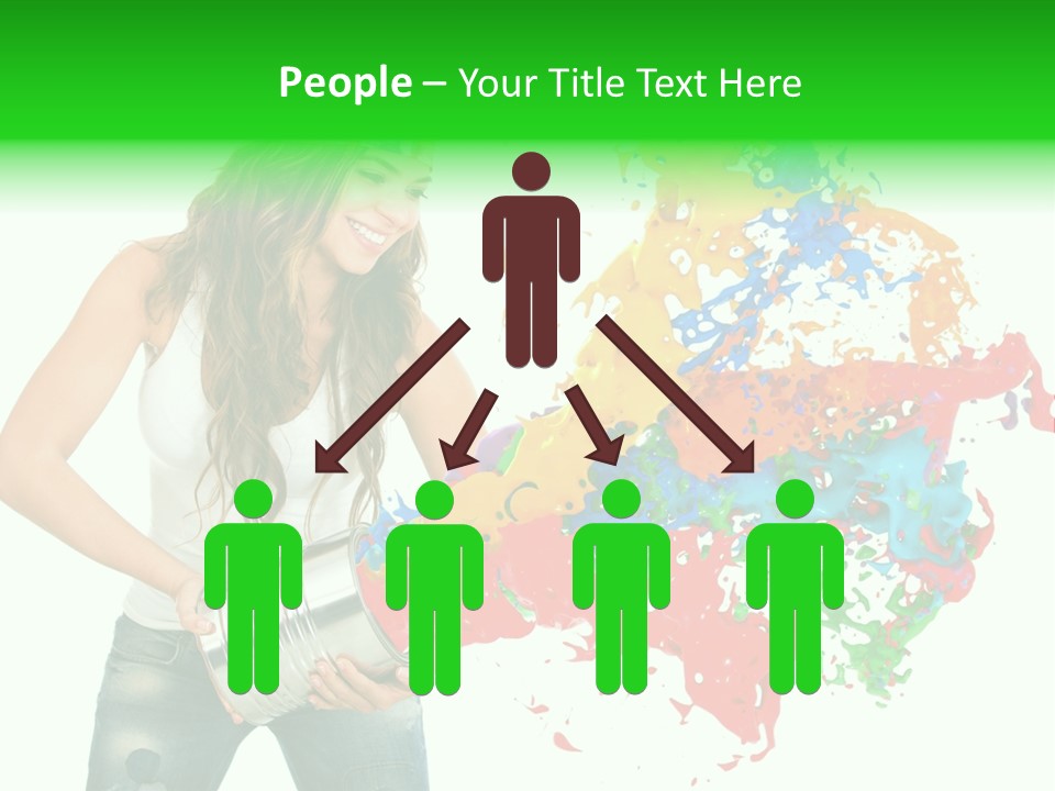 Can Woman Color PowerPoint Template