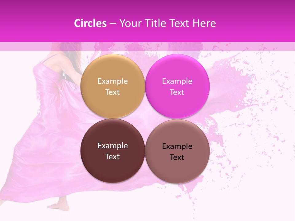 Beautiful Happy Dress PowerPoint Template