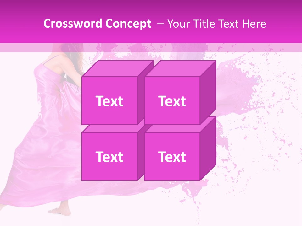 Beautiful Happy Dress PowerPoint Template