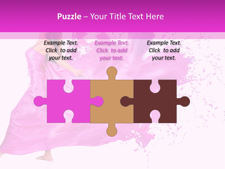 Beautiful Happy Dress PowerPoint Template