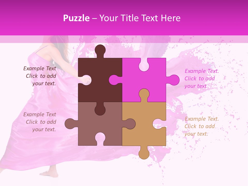 Beautiful Happy Dress PowerPoint Template