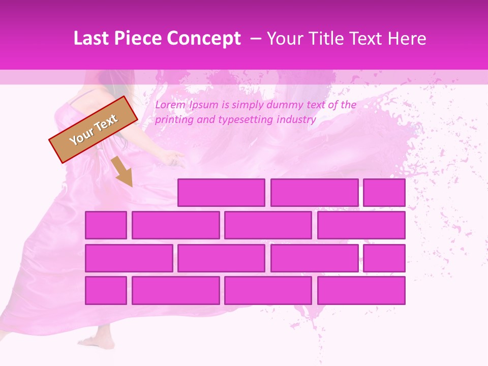 Beautiful Happy Dress PowerPoint Template