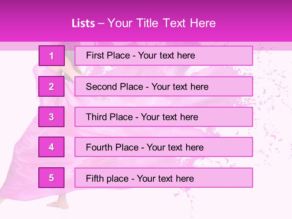 Beautiful Happy Dress PowerPoint Template