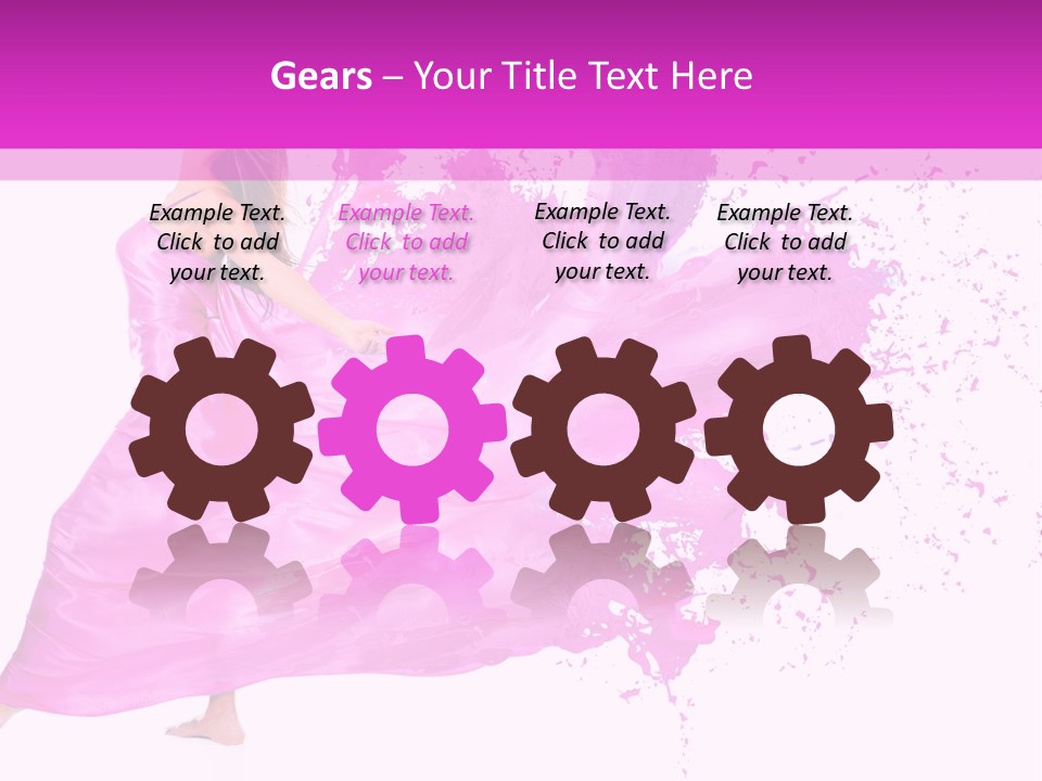 Beautiful Happy Dress PowerPoint Template