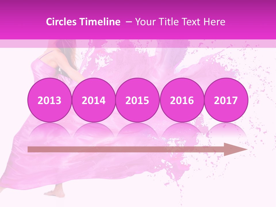 Beautiful Happy Dress PowerPoint Template