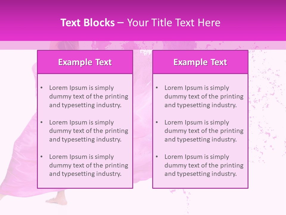 Beautiful Happy Dress PowerPoint Template