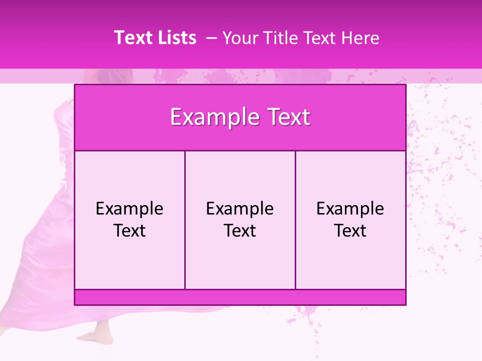 Beautiful Happy Dress PowerPoint Template