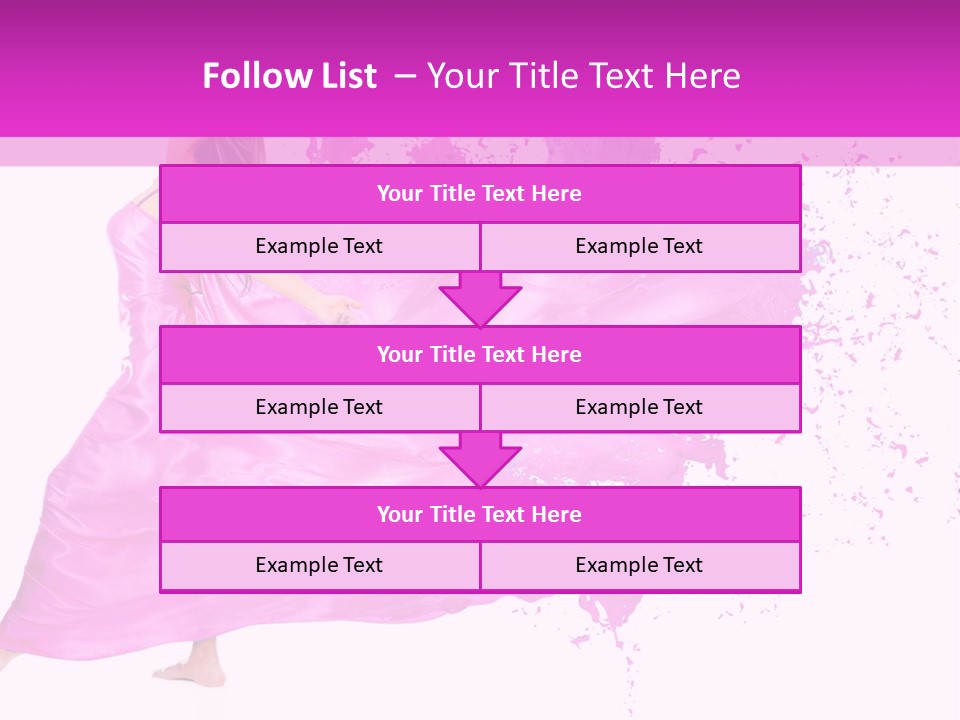 Beautiful Happy Dress PowerPoint Template