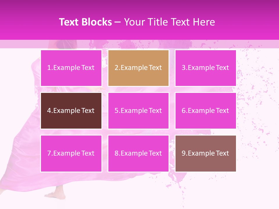 Beautiful Happy Dress PowerPoint Template