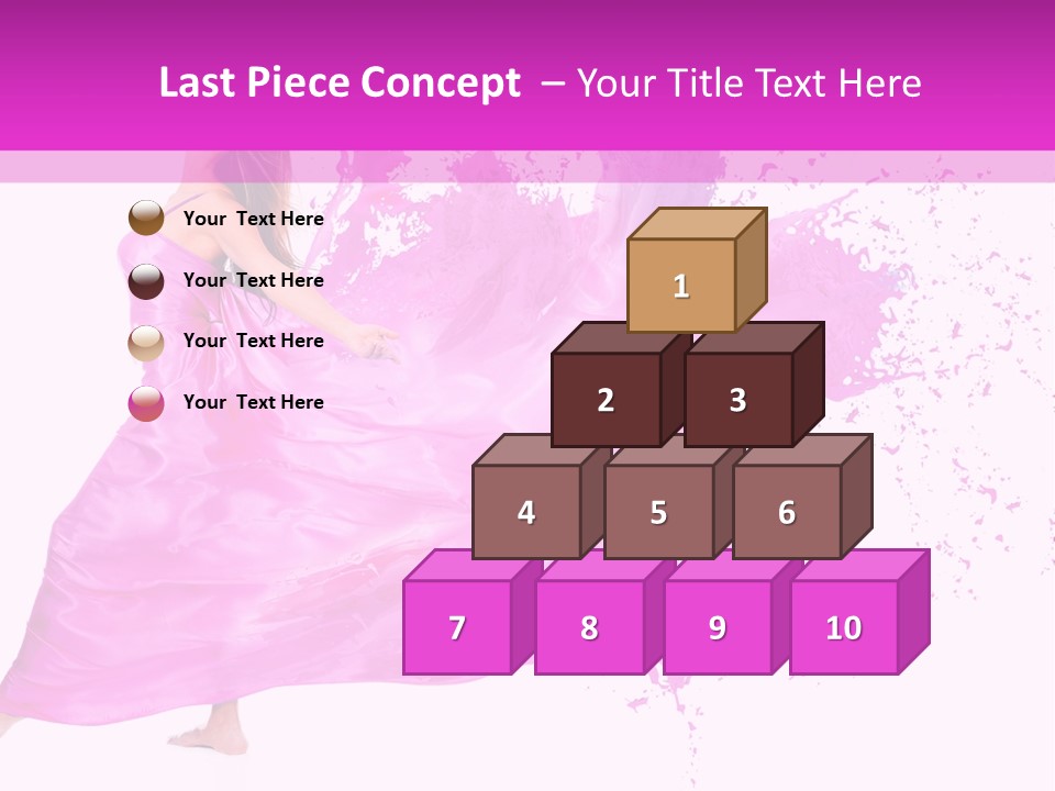 Beautiful Happy Dress PowerPoint Template