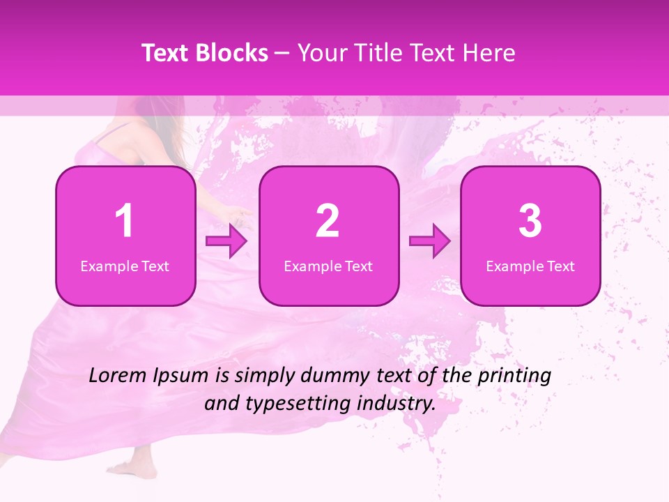 Beautiful Happy Dress PowerPoint Template