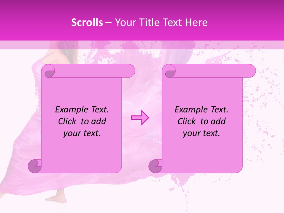 Beautiful Happy Dress PowerPoint Template