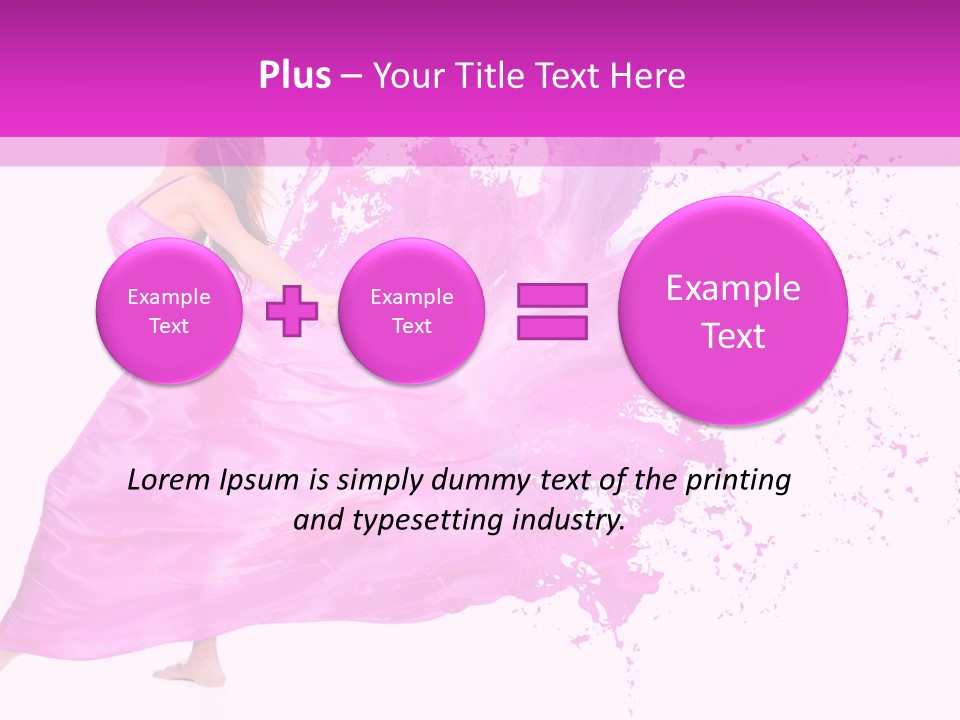 Beautiful Happy Dress PowerPoint Template