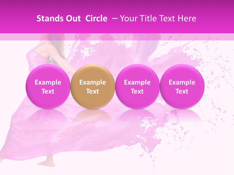 Beautiful Happy Dress PowerPoint Template