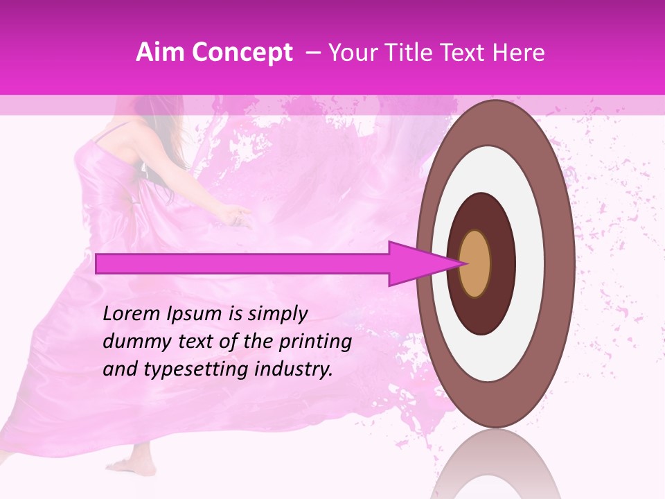 Beautiful Happy Dress PowerPoint Template