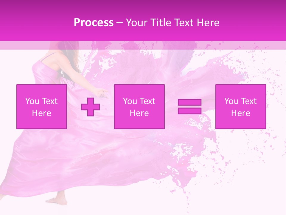 Beautiful Happy Dress PowerPoint Template