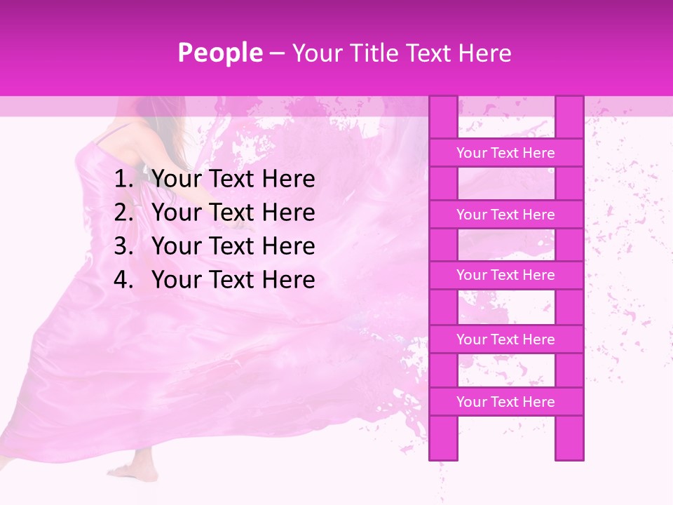 Beautiful Happy Dress PowerPoint Template