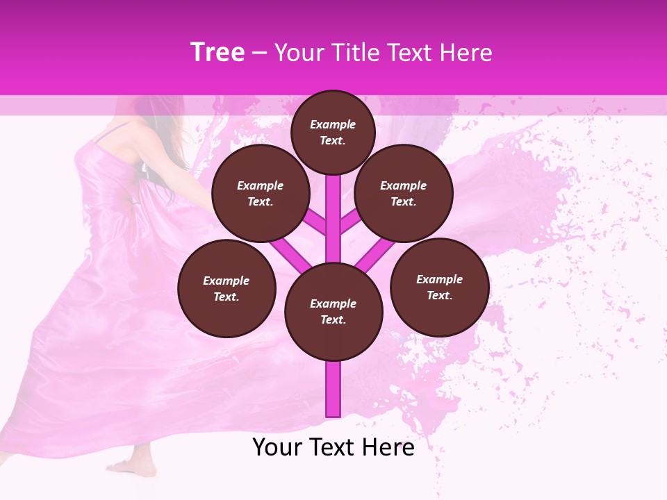 Beautiful Happy Dress PowerPoint Template