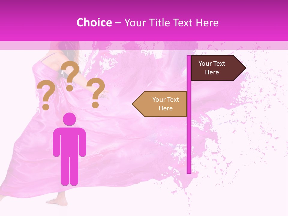 Beautiful Happy Dress PowerPoint Template