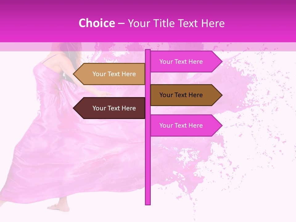 Beautiful Happy Dress PowerPoint Template