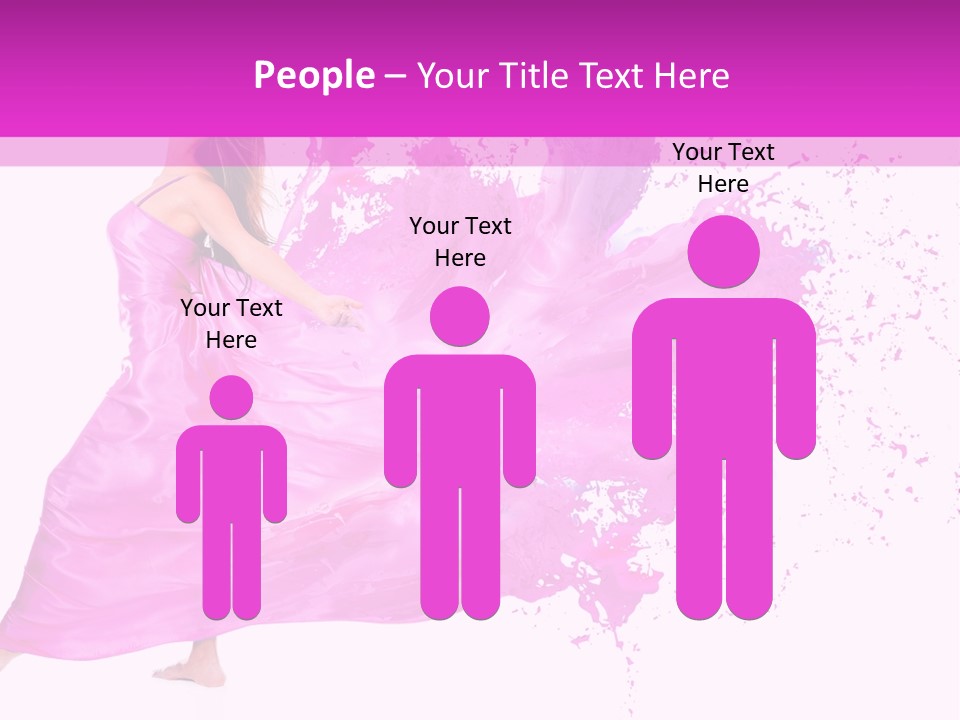 Beautiful Happy Dress PowerPoint Template