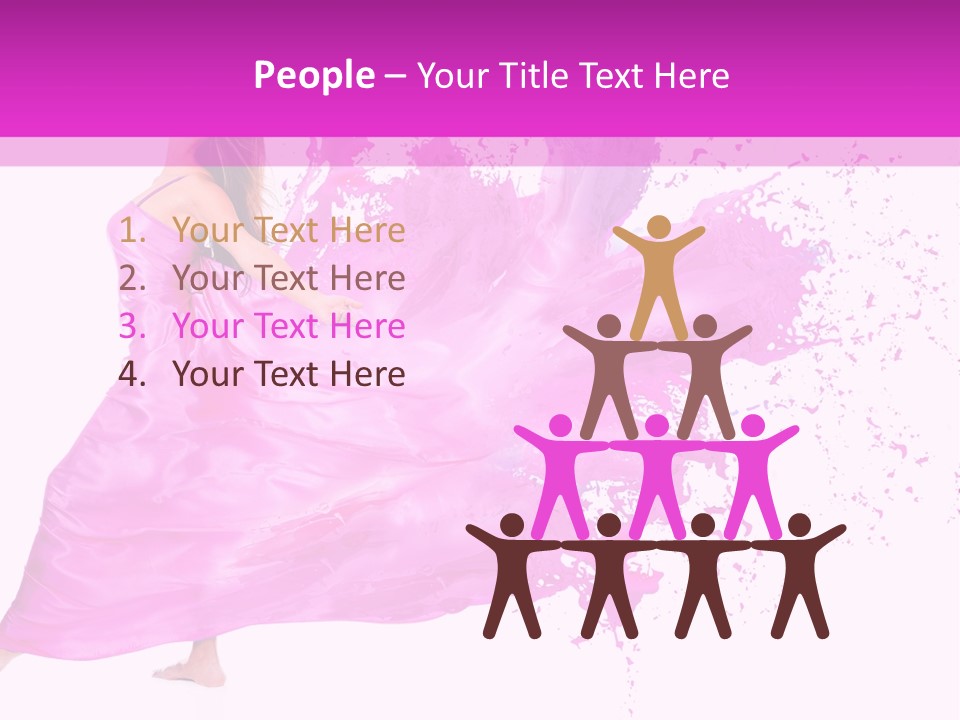 Beautiful Happy Dress PowerPoint Template