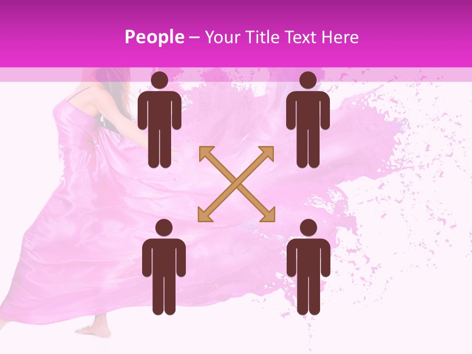 Beautiful Happy Dress PowerPoint Template