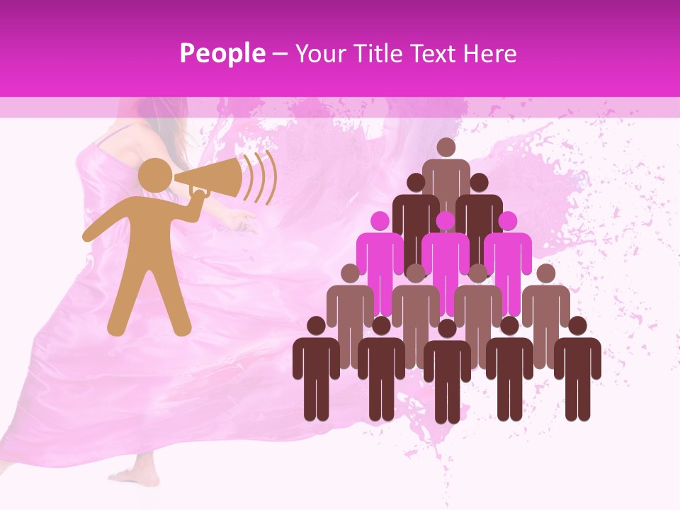 Beautiful Happy Dress PowerPoint Template