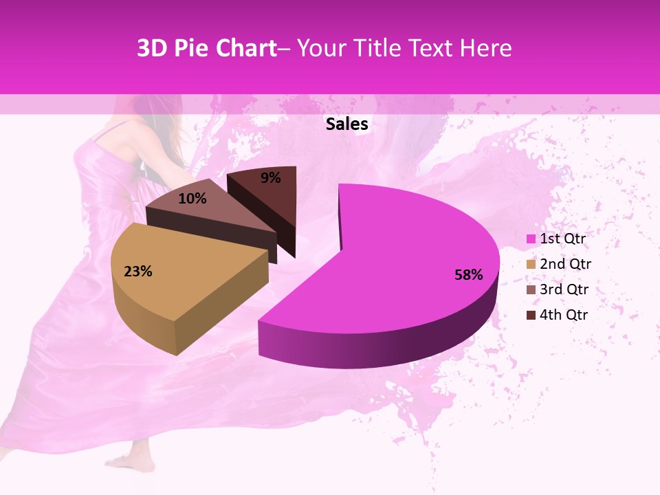 Beautiful Happy Dress PowerPoint Template
