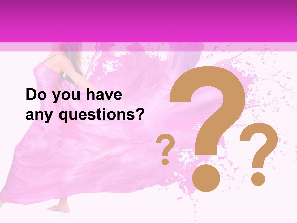 Beautiful Happy Dress PowerPoint Template