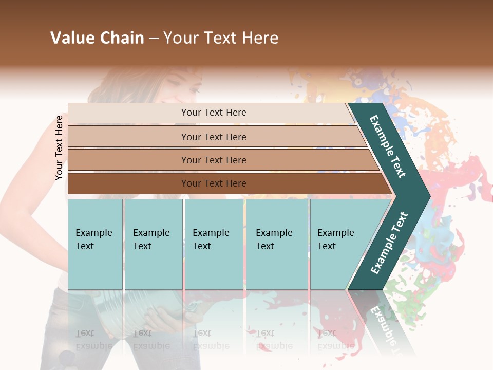 Fun White Colorful PowerPoint Template