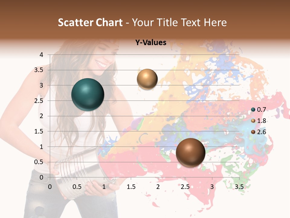 Fun White Colorful PowerPoint Template