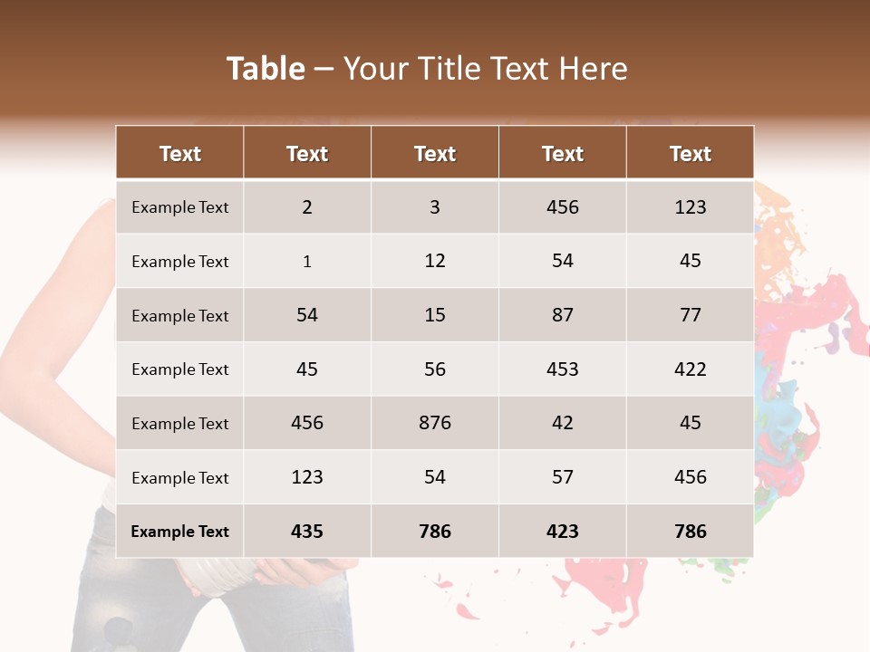 Fun White Colorful PowerPoint Template