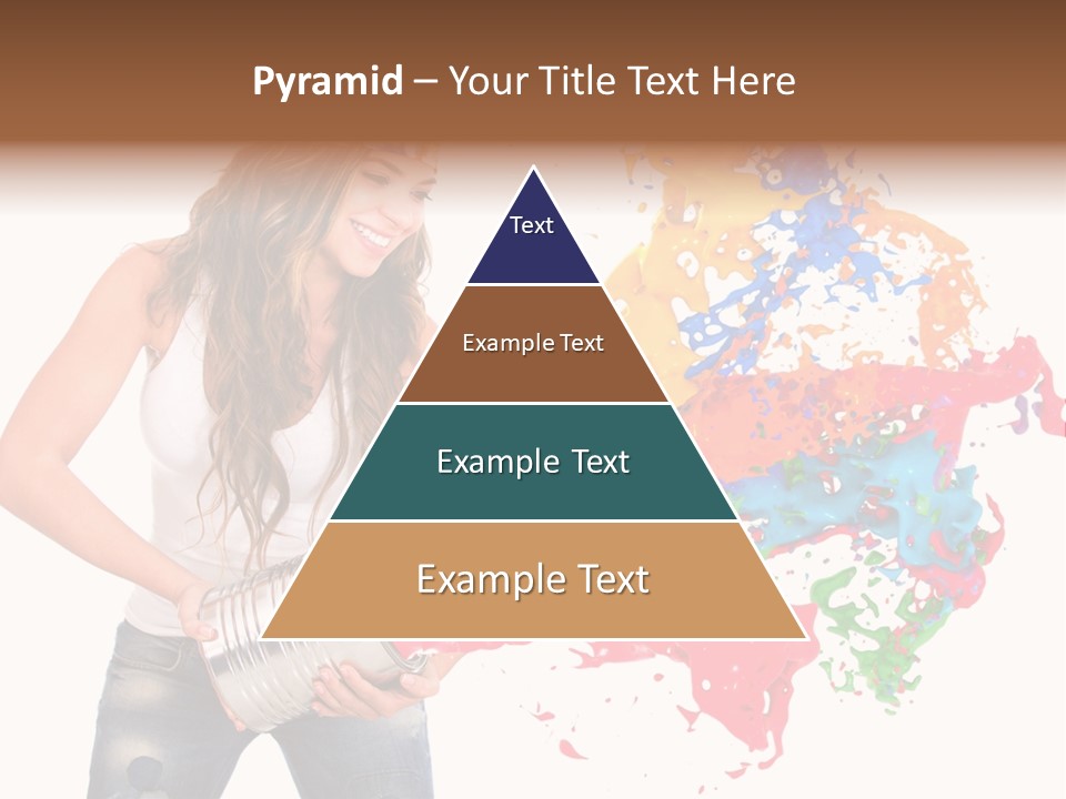 Fun White Colorful PowerPoint Template