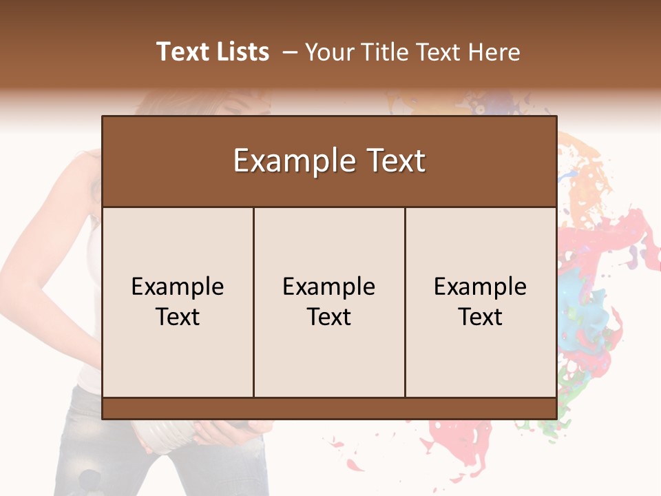 Fun White Colorful PowerPoint Template