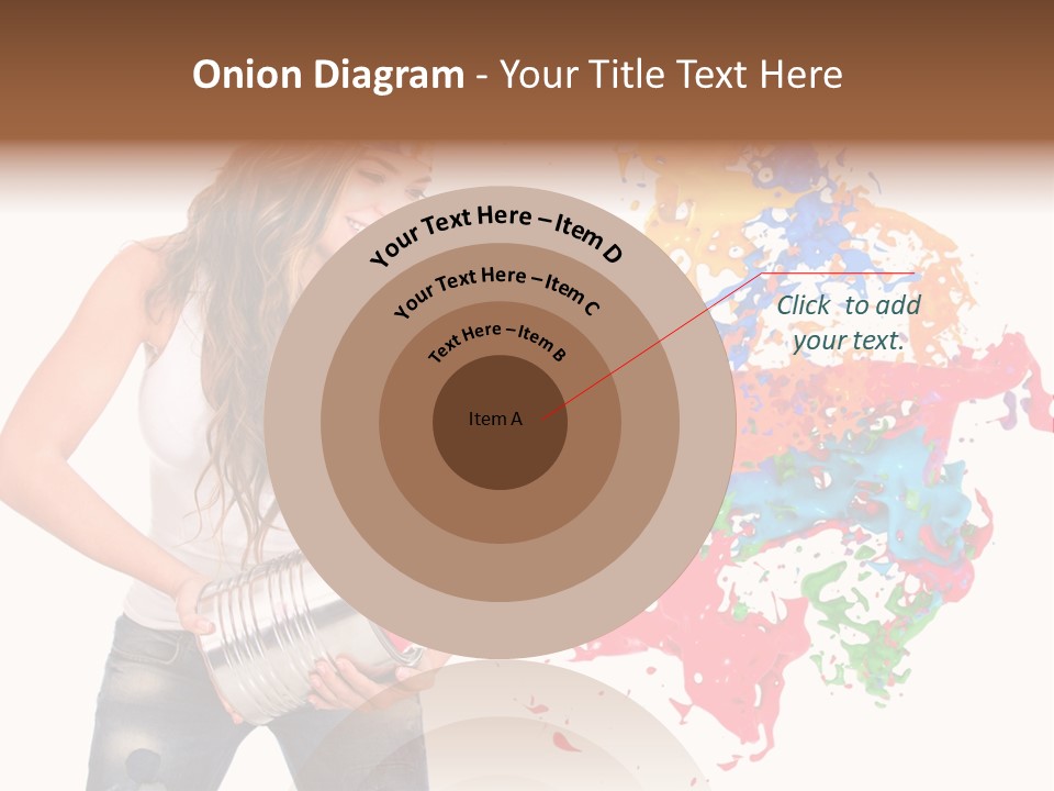 Fun White Colorful PowerPoint Template