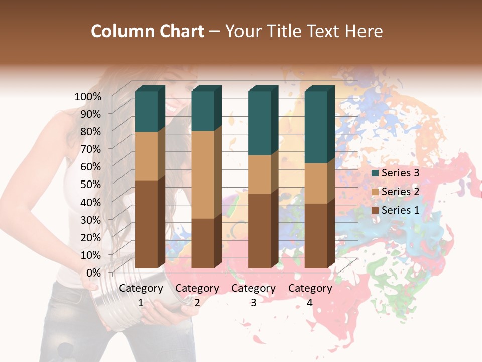 Fun White Colorful PowerPoint Template
