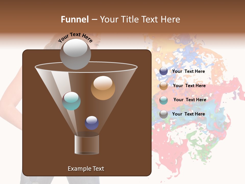 Fun White Colorful PowerPoint Template