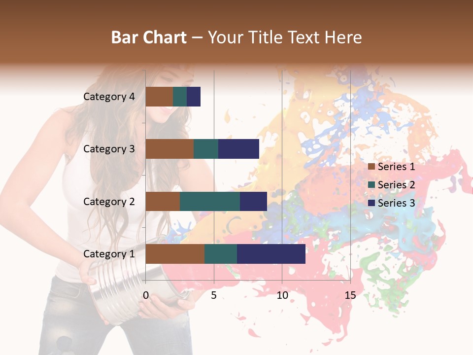 Fun White Colorful PowerPoint Template