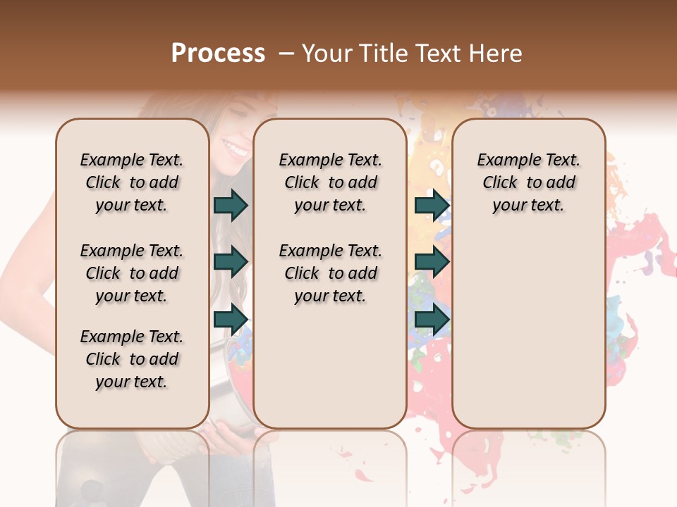 Fun White Colorful PowerPoint Template