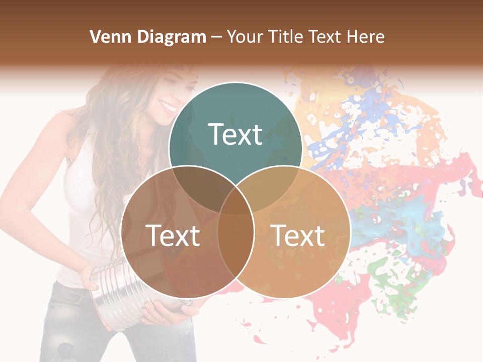 Fun White Colorful PowerPoint Template